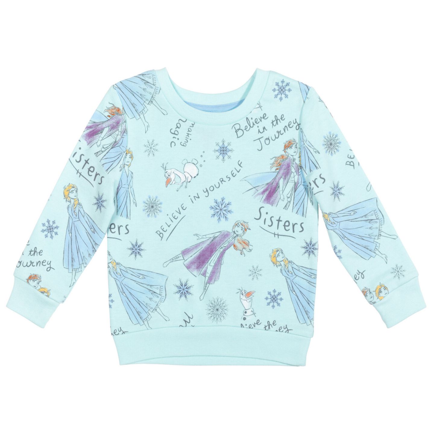 Свитшот Frozen Moana Minnie Mouse Princess Nightmare Before Christmas Toy Story Lion King Mickey Lilo & Stitch Sweatshirt для девочек-малышей — фото 1