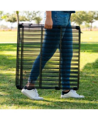 USA 24" Exercise 8 Panel Wire Metal Pet Playpen for Dog