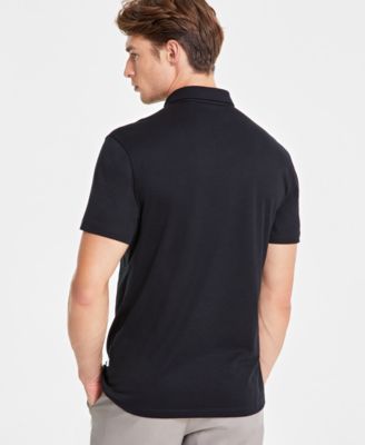 Men's AlfaTech Stretch Solid Polo Shirt, Created for Macy's