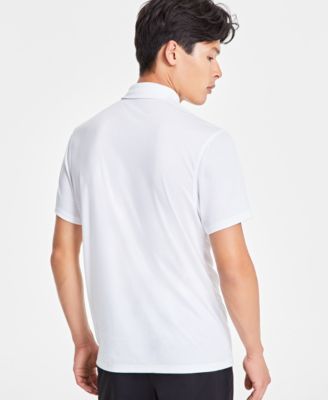 Men's AlfaTech Stretch Solid Polo Shirt, Created for Macy's