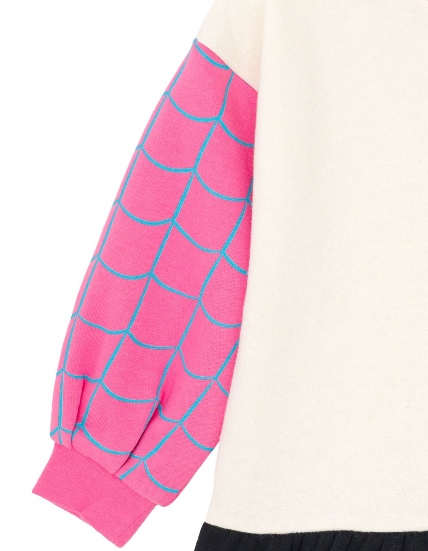 Платье Spider-Man Spider-Gwen Ghost Spider Fleece Skater Dress to для девочек-малышей, цвет: Белый — фото 9