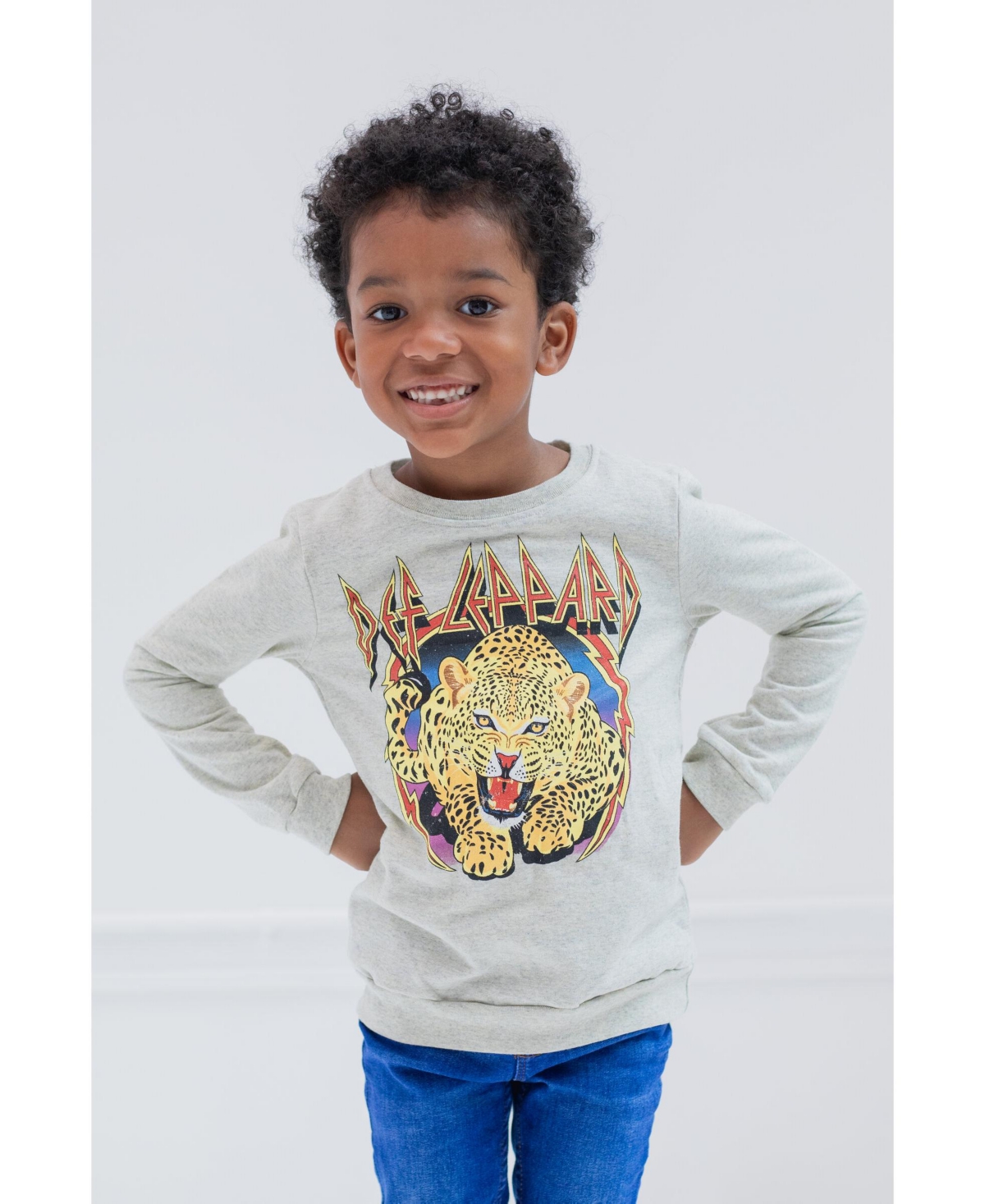 Def Leppard Big Boys Fleece Pullover Sweatshirt Little Kid to Big Kid