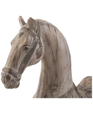 Rustic Horse 15 1/4" High Statue