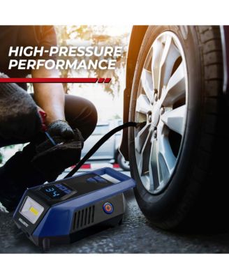 150 PSI Handheld Tire Inflator with Digital Pressure Gauge, Sound and Light Alert
