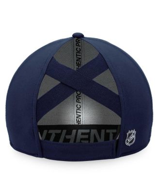 Women's Navy Nashville Predators Authentic Pro Road Structured Adjustable Hat