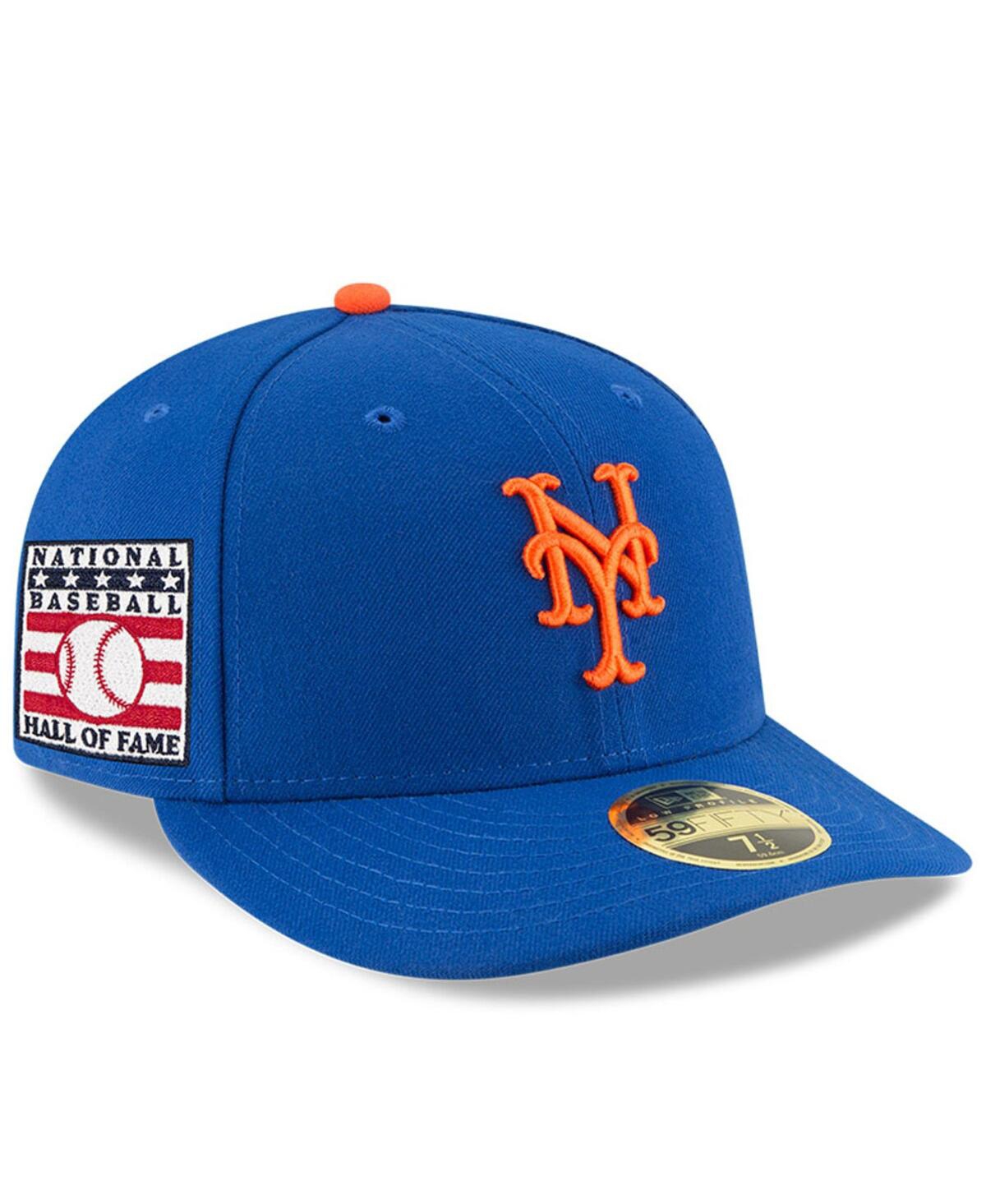 NEW ERA MEN'S ROYAL NEW YORK METS NATIONAL BASEBALL HALL OF FAME LOW PROFILE 59FIFTY FITTED HAT 