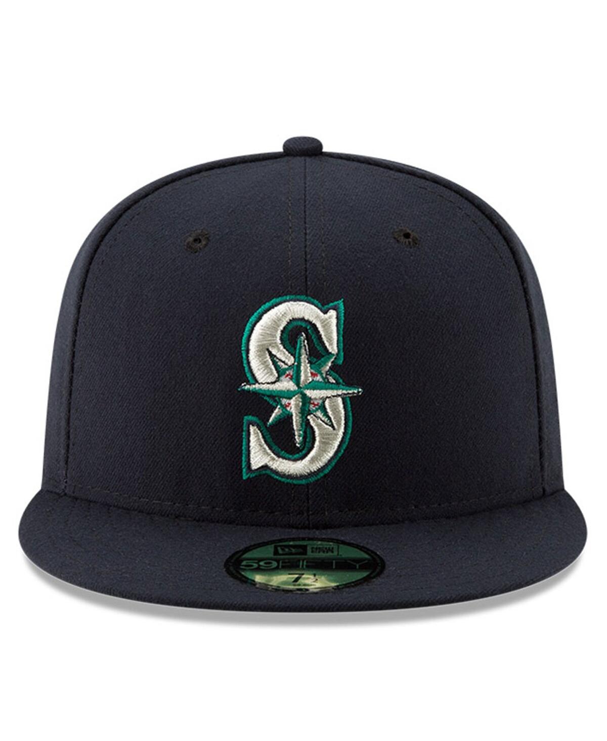 New Era Men'sSeattle Mariners National Baseball Hall of Fame 59FIFTY Fitted Hat - Navy