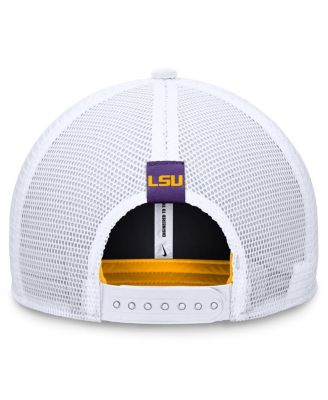 Men's Yellow/White LSU Tigers Local Trucker Adjustable Hat
