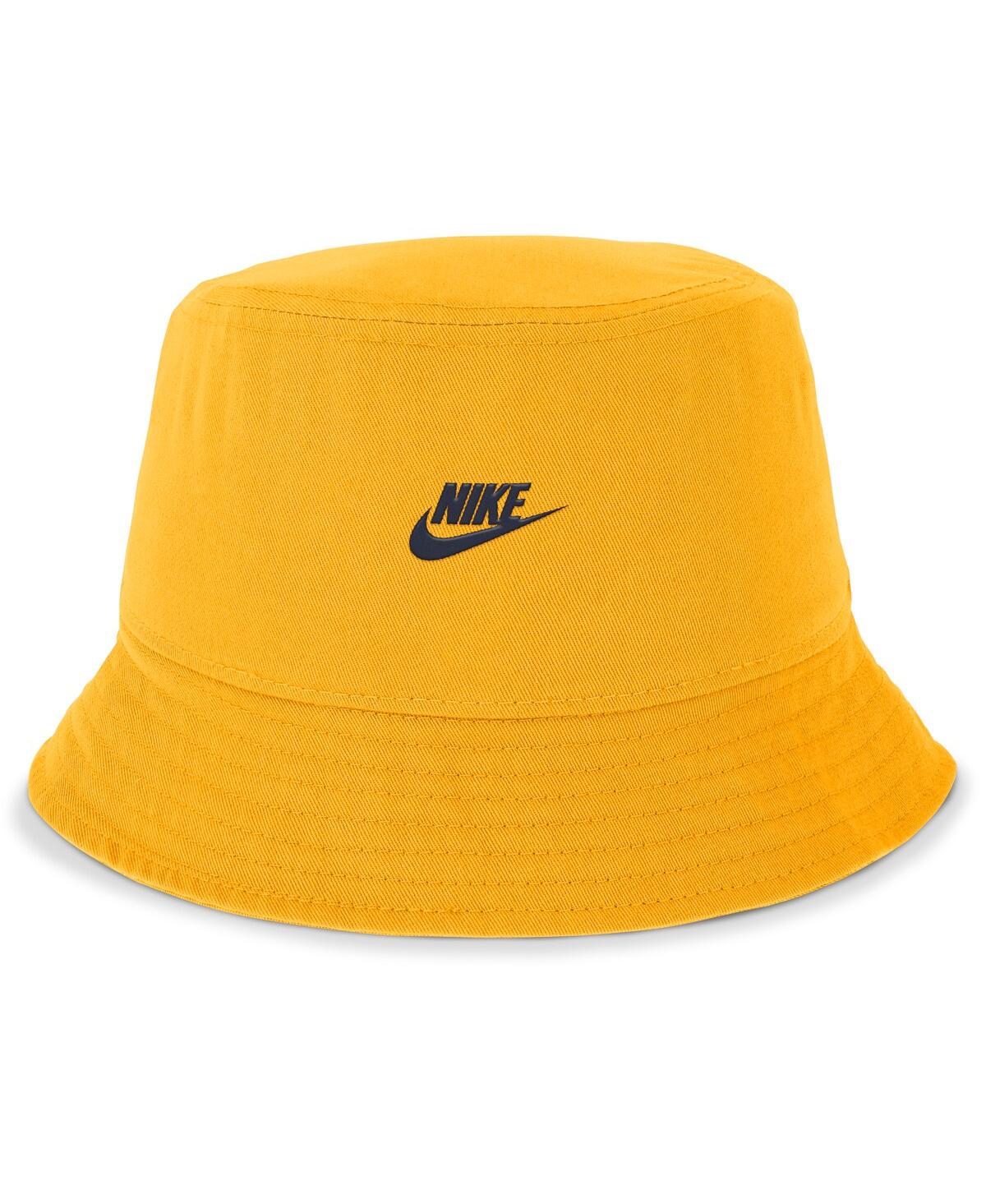 Nike Men's Gold West Virginia Mountaineers Legacy Apex Bucket Hat In Gold