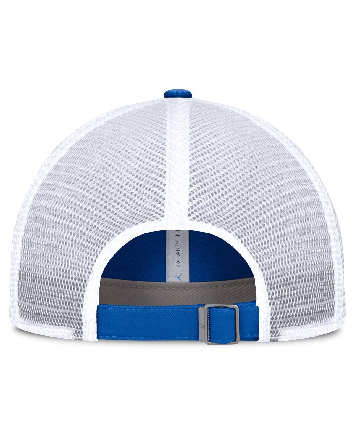 JORDAN MEN'S BLUE/WHITE UCLA BRUINS PRIMETIME CLUB TRUCKER ADJUSTABLE HAT 