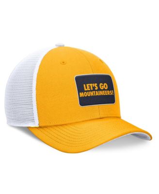 Men's Gold/White West Virginia Mountaineers Local Rise Trucker Adjustable Hat