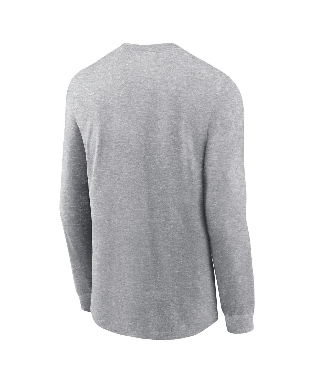 Nike Men'sBuffalo Bills All Out Long Sleeve T-Shirt - Heather Gray