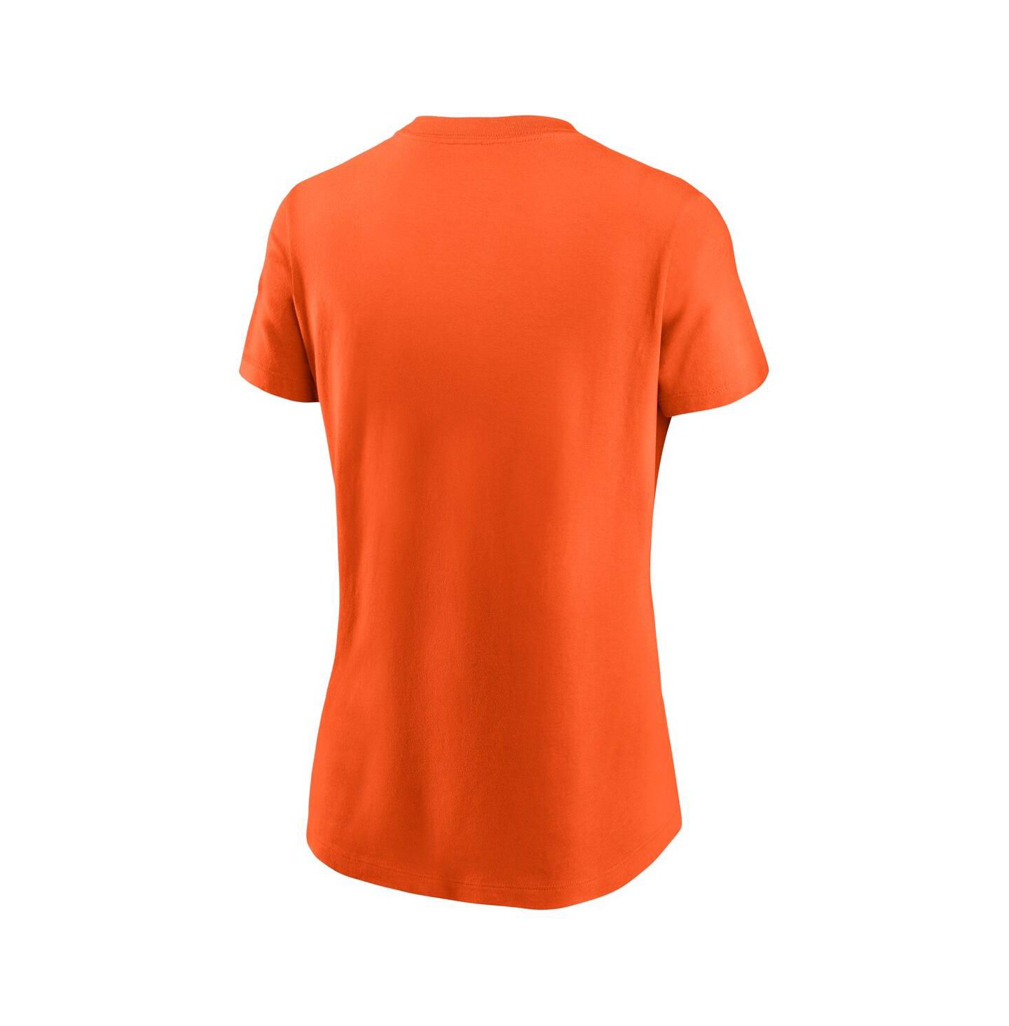 Женская футболка Nike Orange Cleveland Browns Primary Logo — фото 3