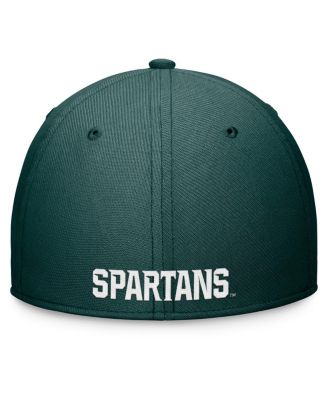 Men's Green Michigan State Spartans 2024 On-Field Swoosh Flex Hat