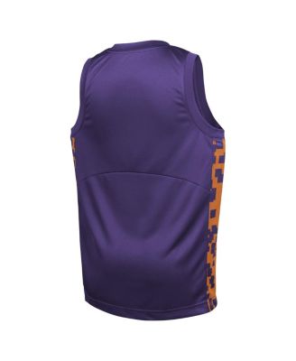 Big Boys and Girls Purple Phoenix Suns Courtside Starting Five Team Jersey