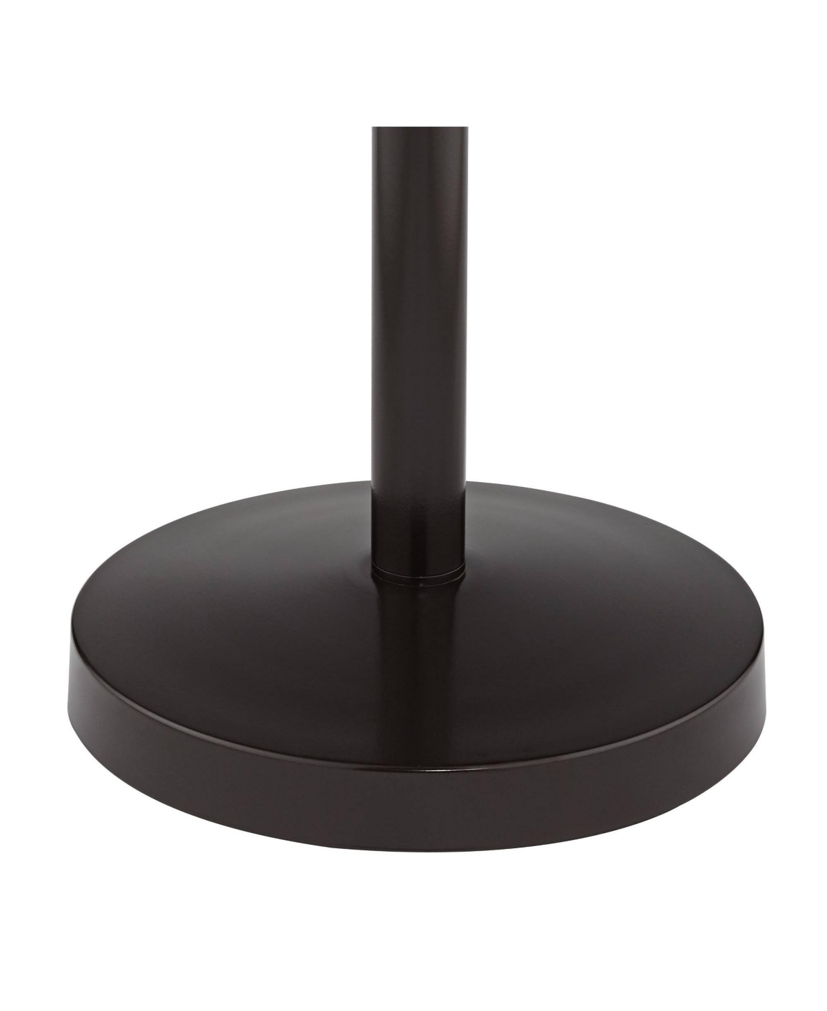 Modern Industrial Torchiere Floor Lamp 3-in-1 Design 70" Tall Tiger Bronze Brown Metal White Glass Dome Shade Decor for Living Room Reading House