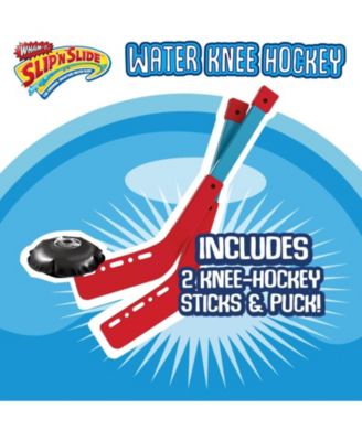 Slip N Slide Water Knee Hockey Goals Set for Lawn Backyard