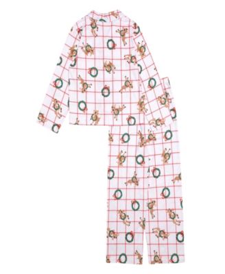 Big Boy Holiday Sibling Sleep Collared 2-Piece Set