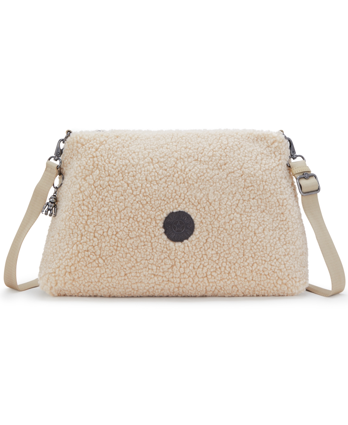 Kipling Pollie Shoulder Bag In Natural Fuzz