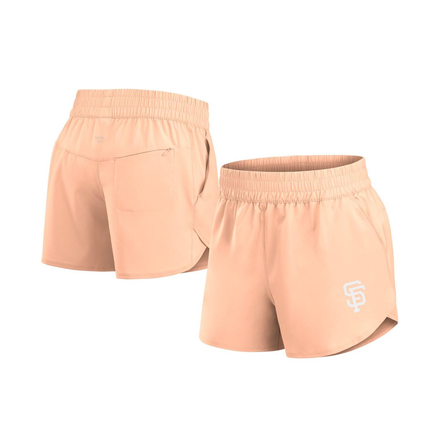 Женские шорты Fanatics Orange San Francisco Giants Studio Woven Vibe — фото 1