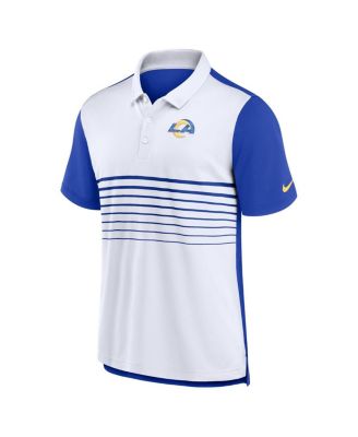 Men's Royal/White Los Angeles Rams Fashion Performance Polo