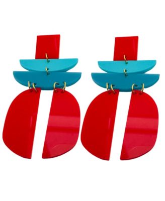 Geometric Dangle Earrings