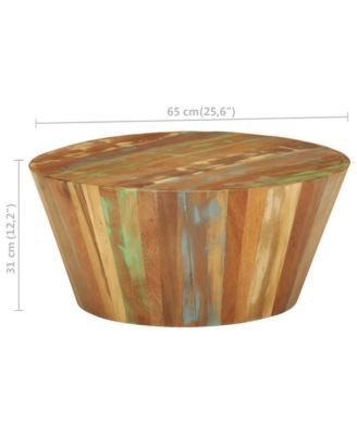 Coffee Table  25.6"x12.2" Solid Reclaimed Wood