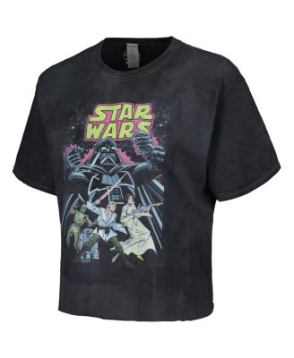 Men's and Women's Black Star Wars Comic Wars T-Shirt