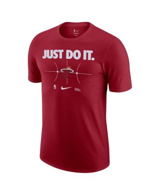 Men's Red Miami Heat Just Do It T-Shirt