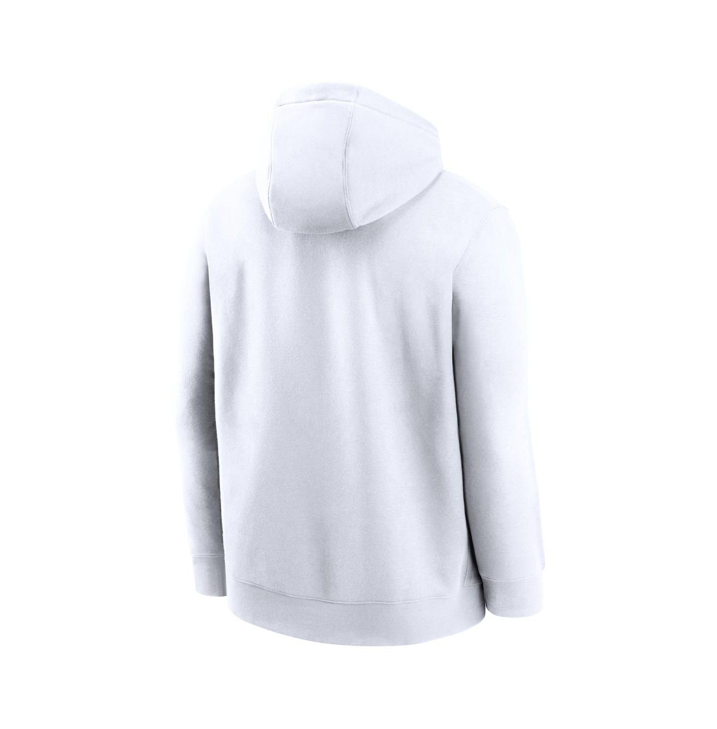 Мужское худи Nike White Stanford Cardinal Primetime Evergreen Club Fleece Pullover — фото 3