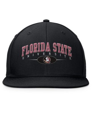 Men's Black Florida State Seminoles Bullpen Snapback Hat