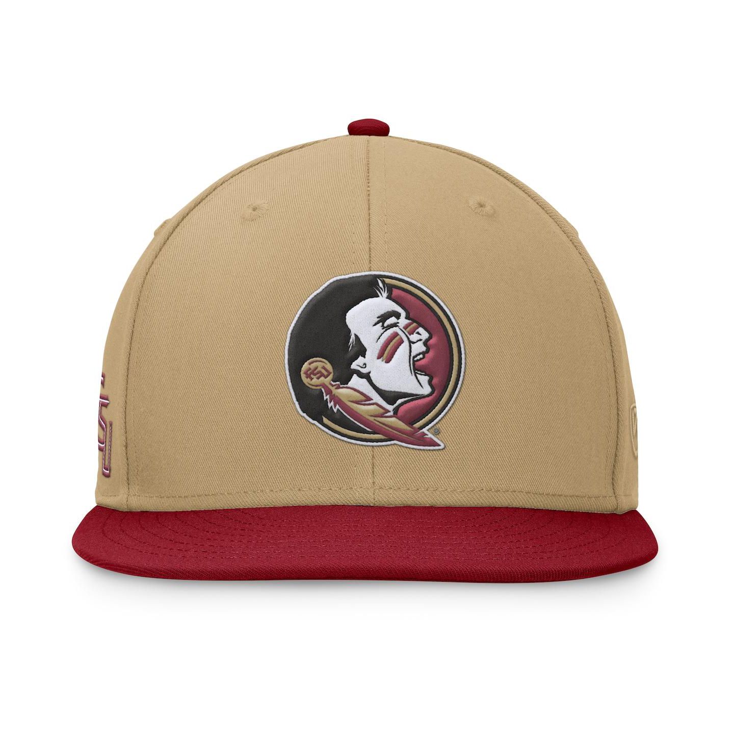 Мужская кепка Top of the World Gold/Garnet Florida State Seminoles Rally Two-Tone Fitted Hat — фото 3