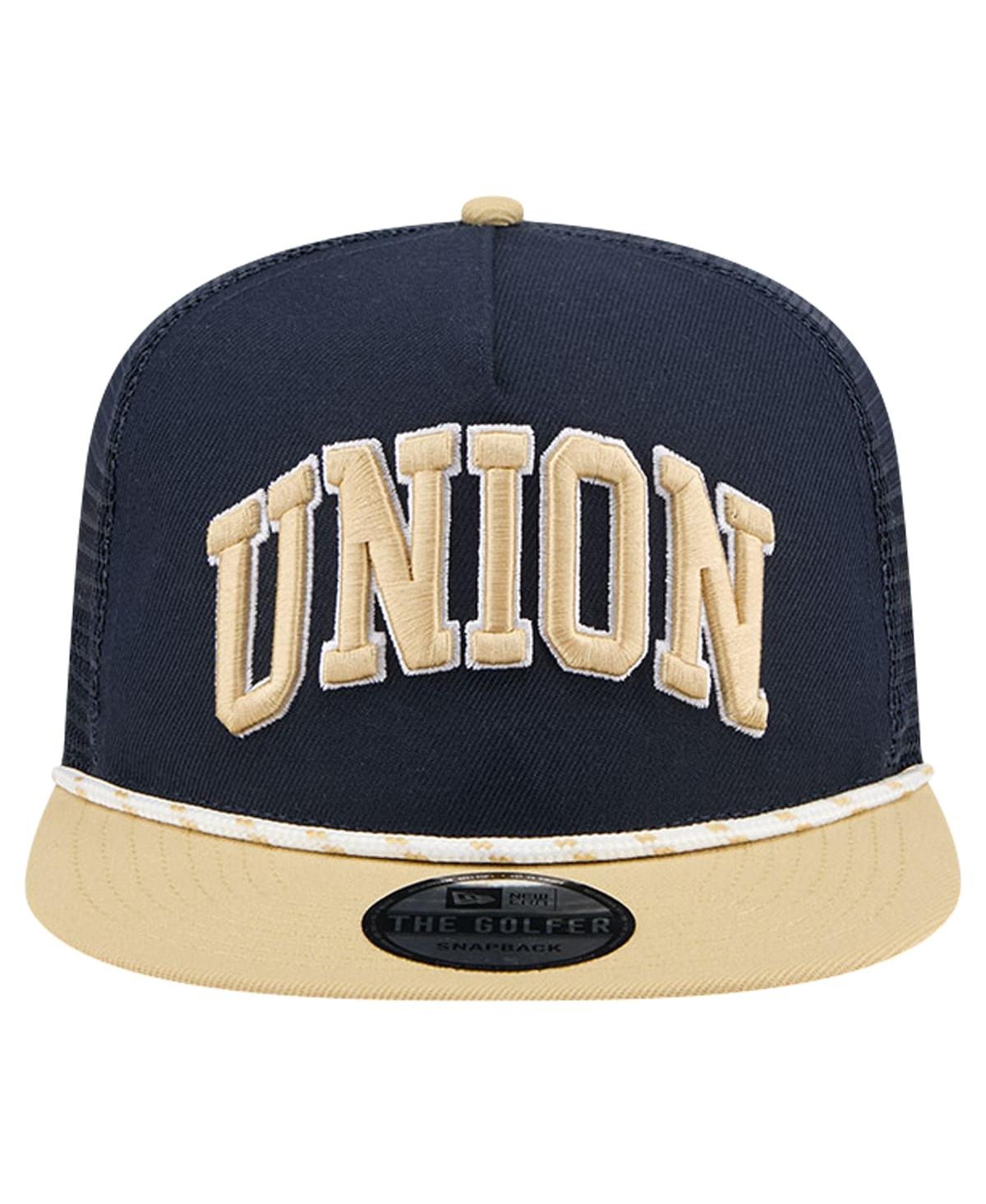 NEW ERA MEN'S NAVY PHILADELPHIA UNION THROWBACK GOLFER SNAPBACK HAT