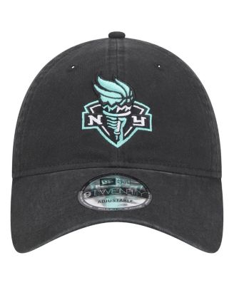 Men's and Women's Black New York Liberty Core Logo 9TWENTY Adjustable Hat