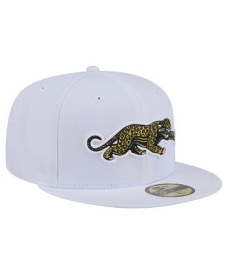 Men's White Jacksonville Jaguars Throwback Crawl Omaha 59FIFTY Fitted Hat