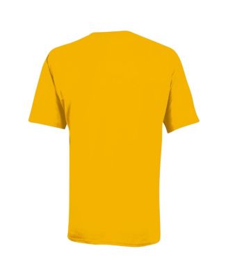 Big Boys and Girls Maize Michigan Wolverines Arch Over Logo T-Shirt