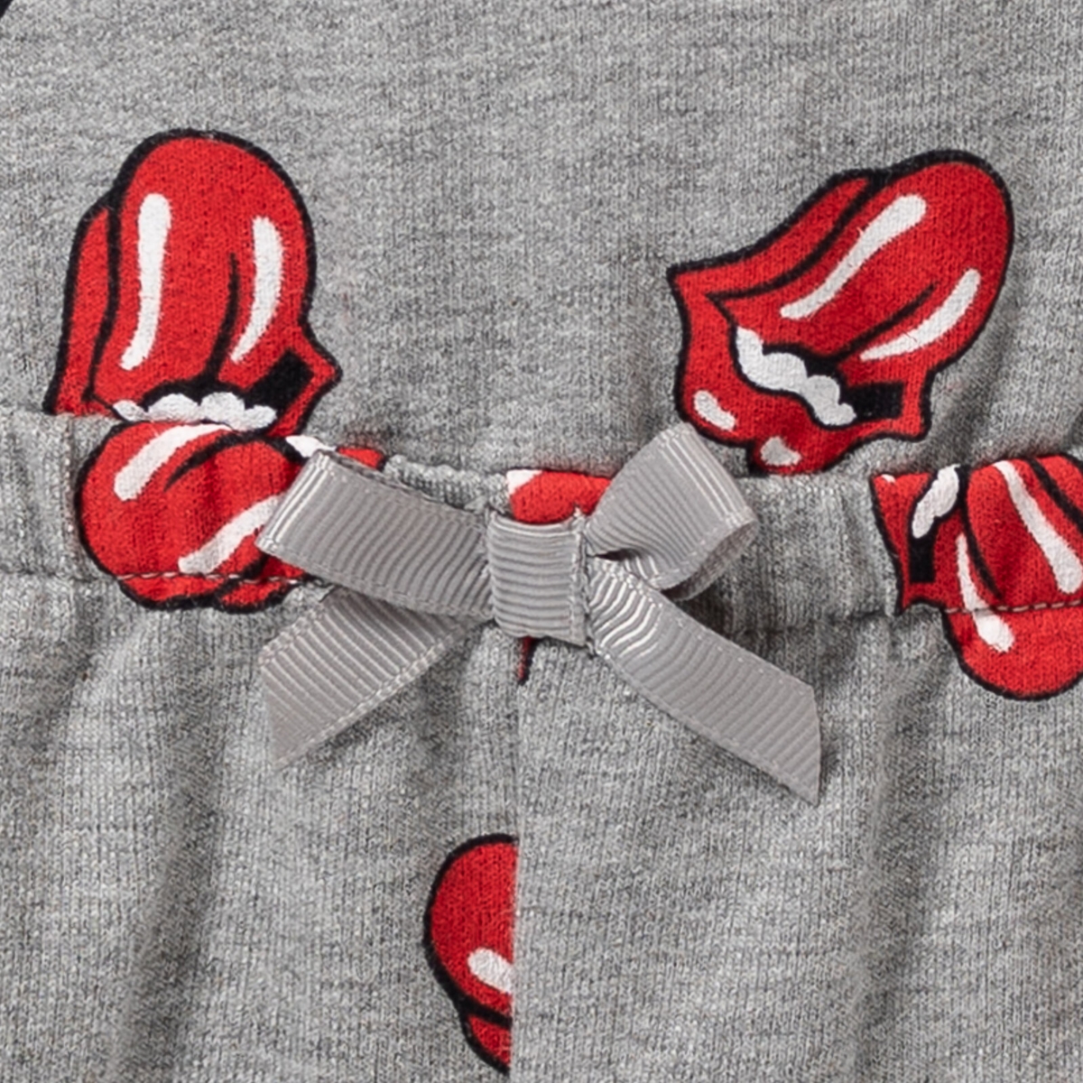 Rolling Stones Girls French Terry Sleeveless Romper Toddler to Big Kid