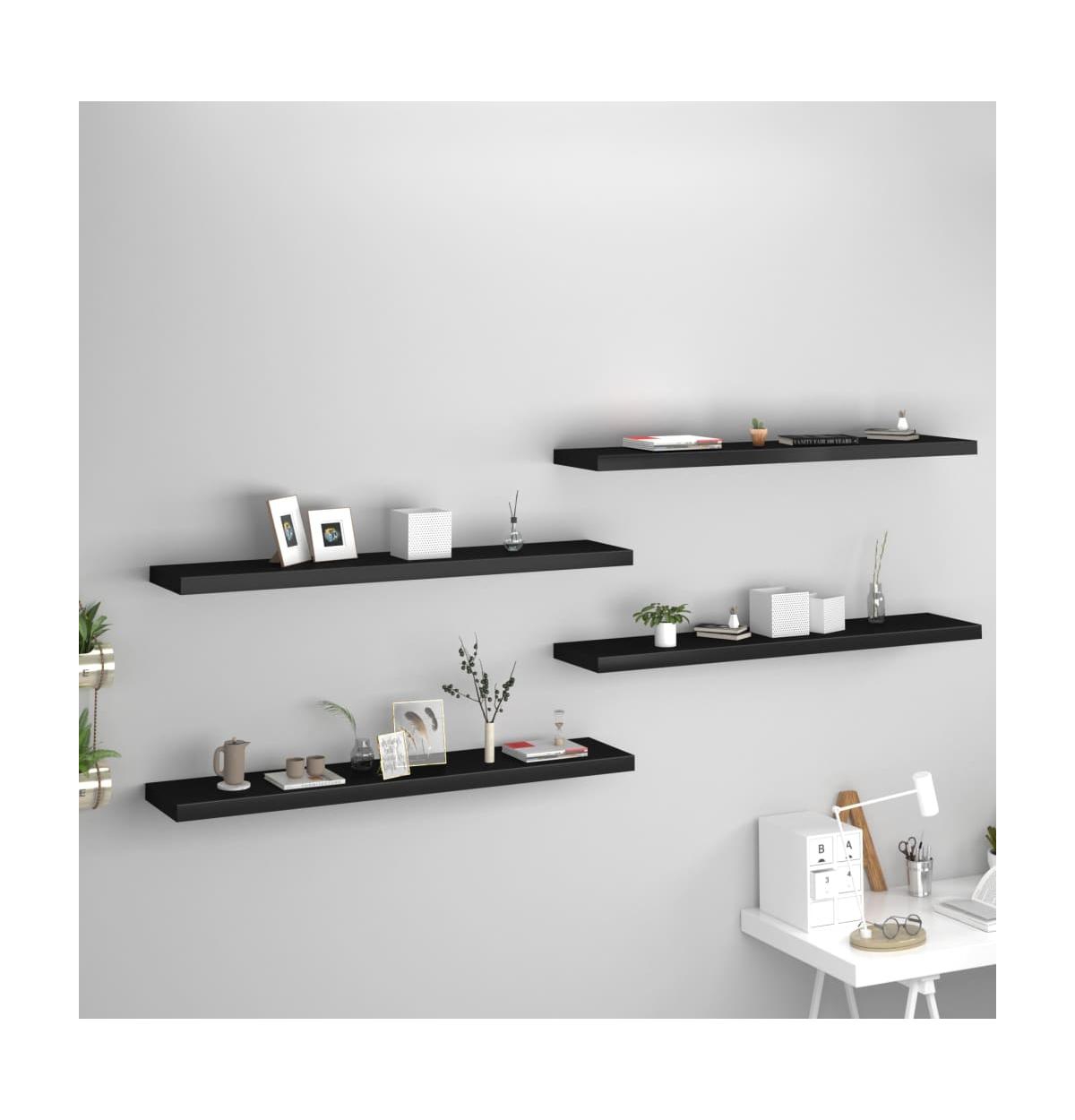 vidaXL Floating Wall Shelves 4 pcs47.2