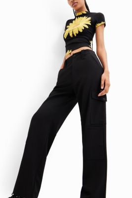 Women's Flowy cargo trousers