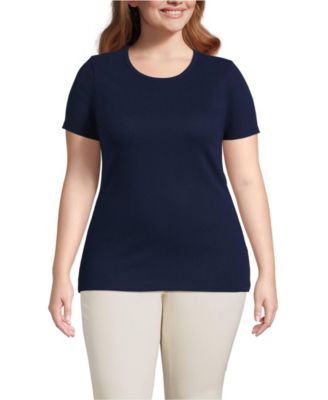 Plus Size Micro Rib T-Shirt