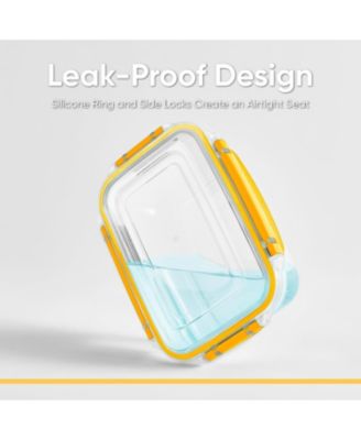 Airtight Food Storage Container with Leakproof Lid, 13 Oz, Orange