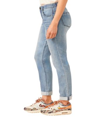 Women's Mid-Rise AB Solution Girlfriend Jeans