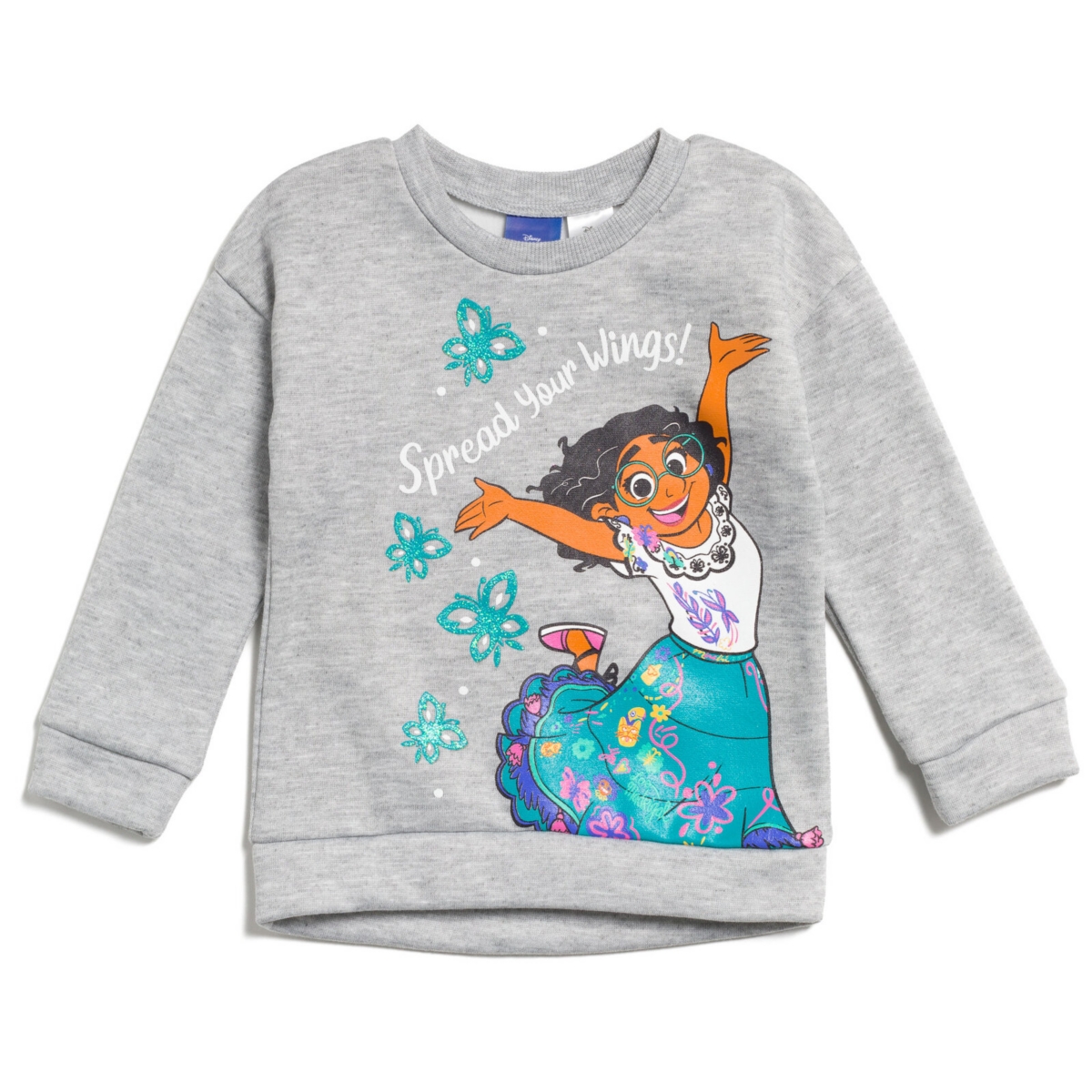 Disney Girls Encanto Mirabel Fleece Pullover Sweatshirt and Pants Set to -/ blue