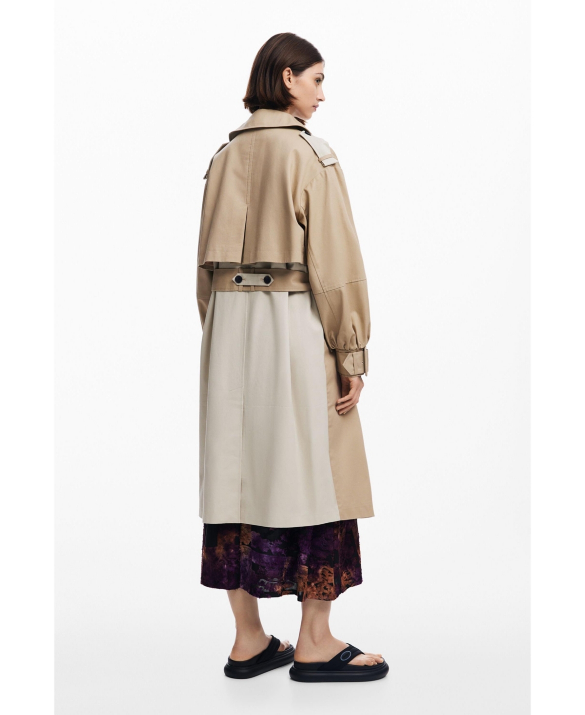 Desigual Women's Combined trench coat