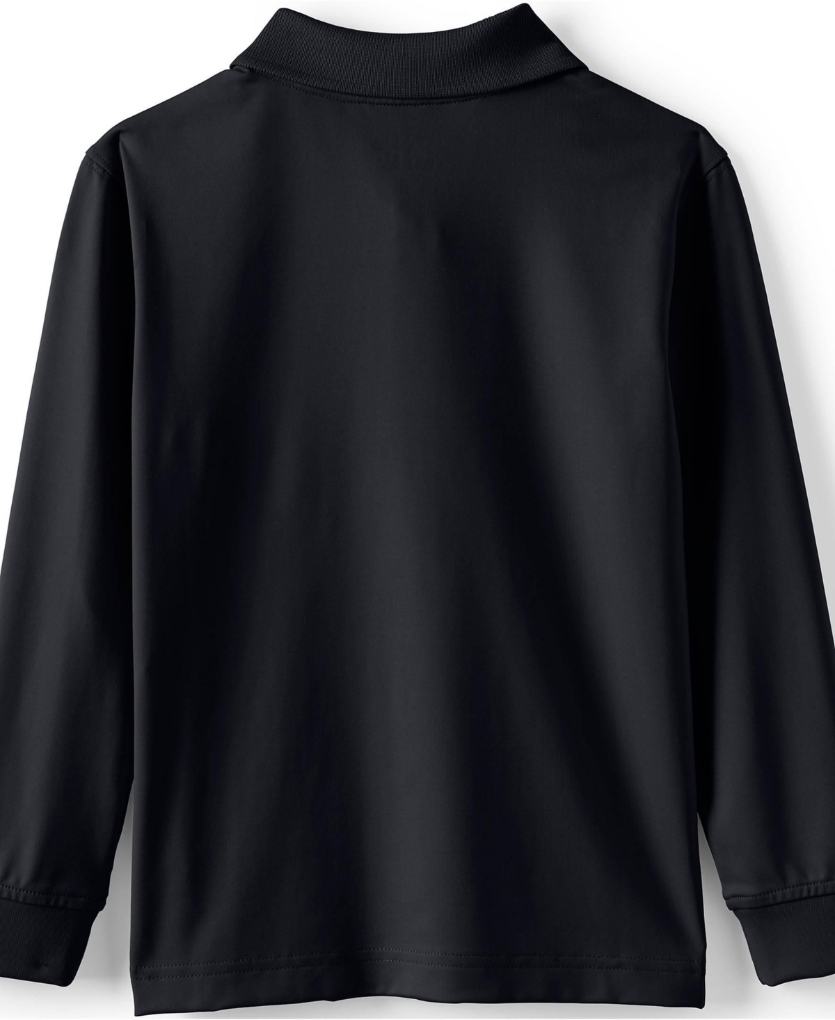 Lands End Women s Long Sleeve Rapid Dry Polo Shirt Evergreen Smart Closet