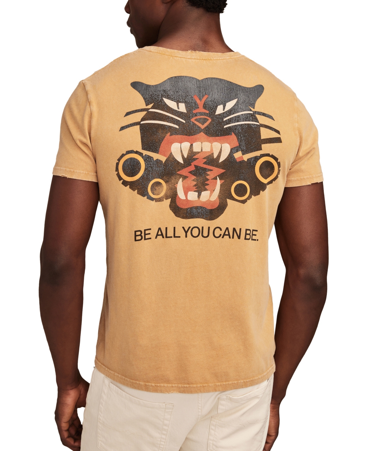 Lucky Brand Men's Tank Destroyer Units Army T-Shirt