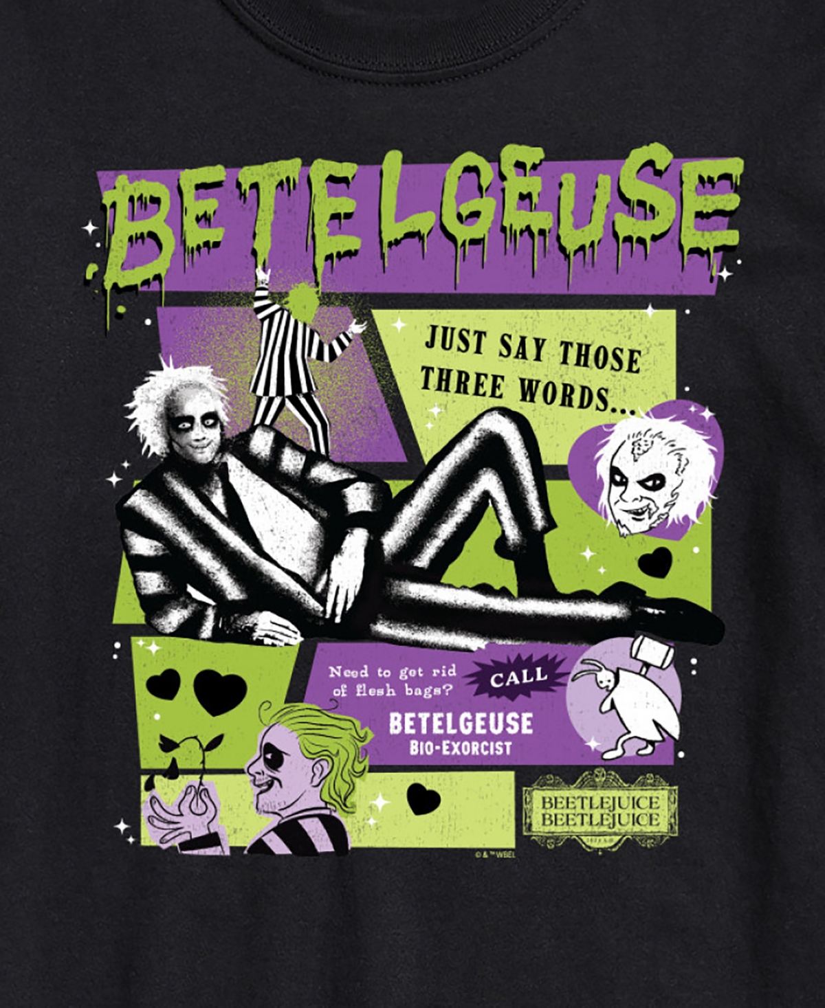 Hybrid Apparel Men's Beetlejuice Betelgeuse Tee