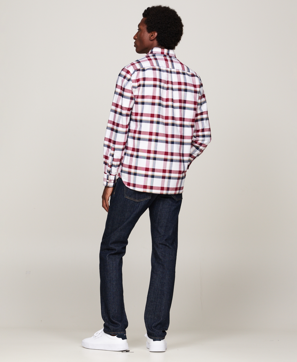 Tommy Hilfiger Men's Heritage Regular-Fit Check Button-Down Oxford Shirt -Multi
