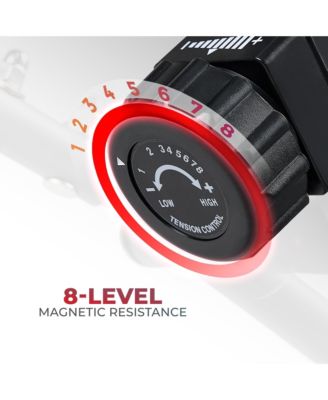 Compact Performance Recumbent Bike with Dual Motion Arm Exercisers & Exclusive SunnyFit App Enhanced Bluetooth Connectivity