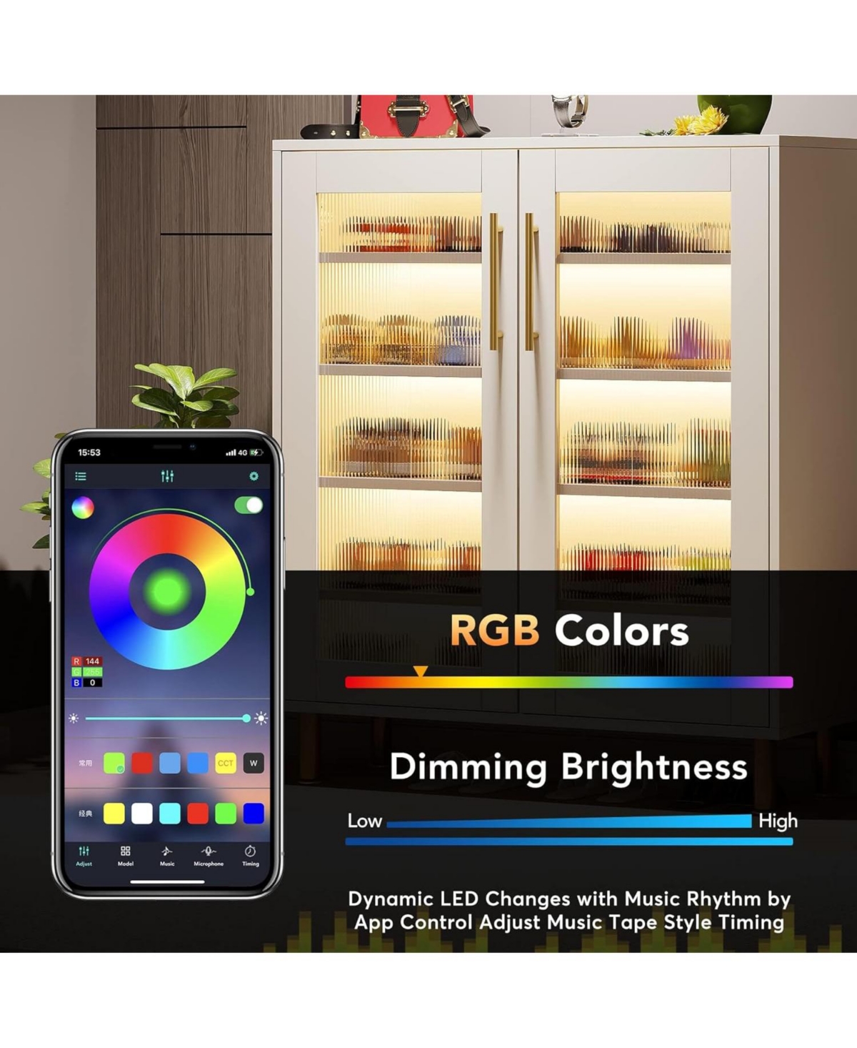 Tribesigns Shoe Cabinet Storage for Enterway, 24 Pairs Shoe Organizer Storage Rack - White  gold